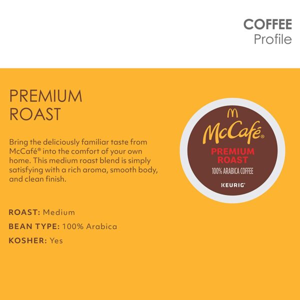McCaf?? Premium Roast, Keurig Single Serve K-Cup Pods, Medium Roast Coffee Pods, 96 Count - Image 4