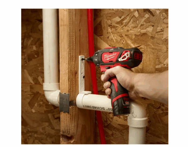 2406-22 M12 12-Volt Lithium-Ion Cordless 1/4 in. Hex 2-Speed Screwdriver Kit with Two 1.5 Ah Batteries and Hard Case - Image 4