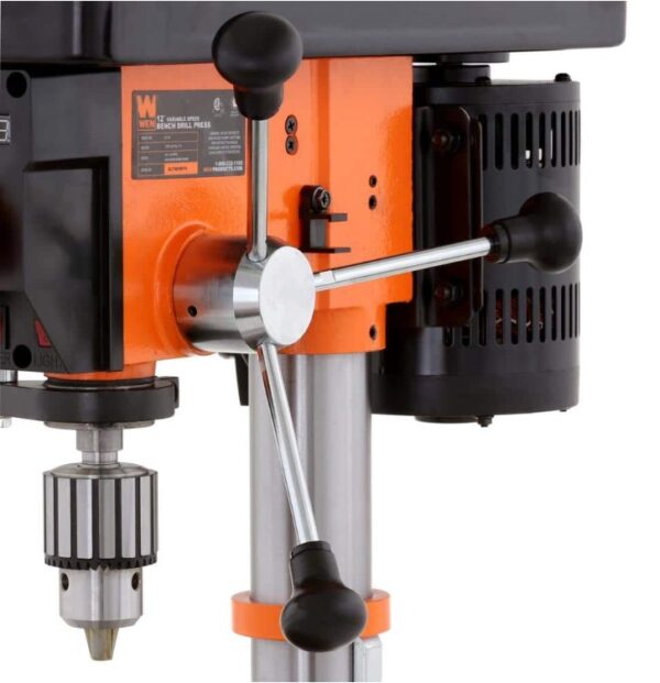 Drill Press 4214T 5-Amp 12 in. Variable Speed Cast Iron Benchtop with Laser, Work Light, and 5/8 in. Chuck Capacity - Image 4