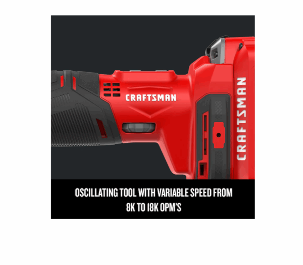 CMCE501D1 V20 11-Piece 20-volt Max Variable Speed Oscillating Multi-Tool Kit with Soft Case (1-Battery Included) - Image 4