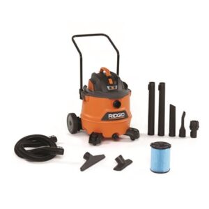 HD1800 16 Gallon 6.5-Peak HP NXT Wet/Dry Shop Vacuum with Cart, Fine Dust Filter, Hose, Accessories