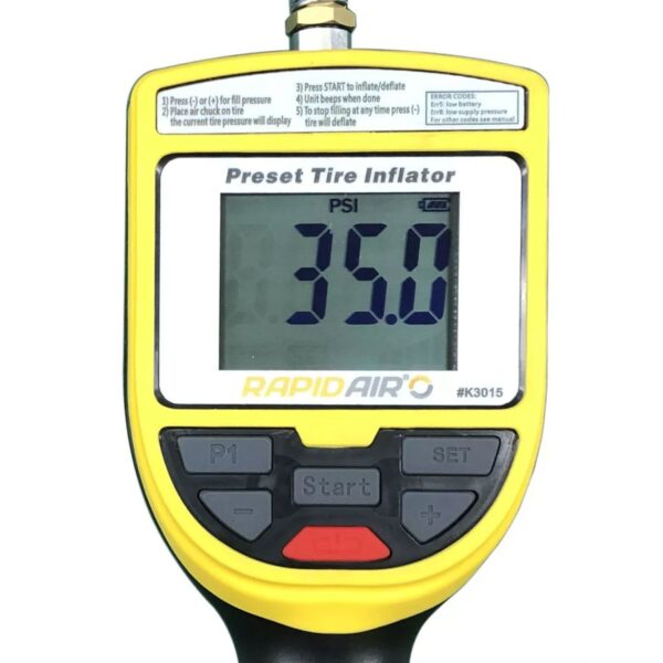 K3015 Automatic Shutoff 175 PSI Digital Display Tire Inflator Gauge - Image 3