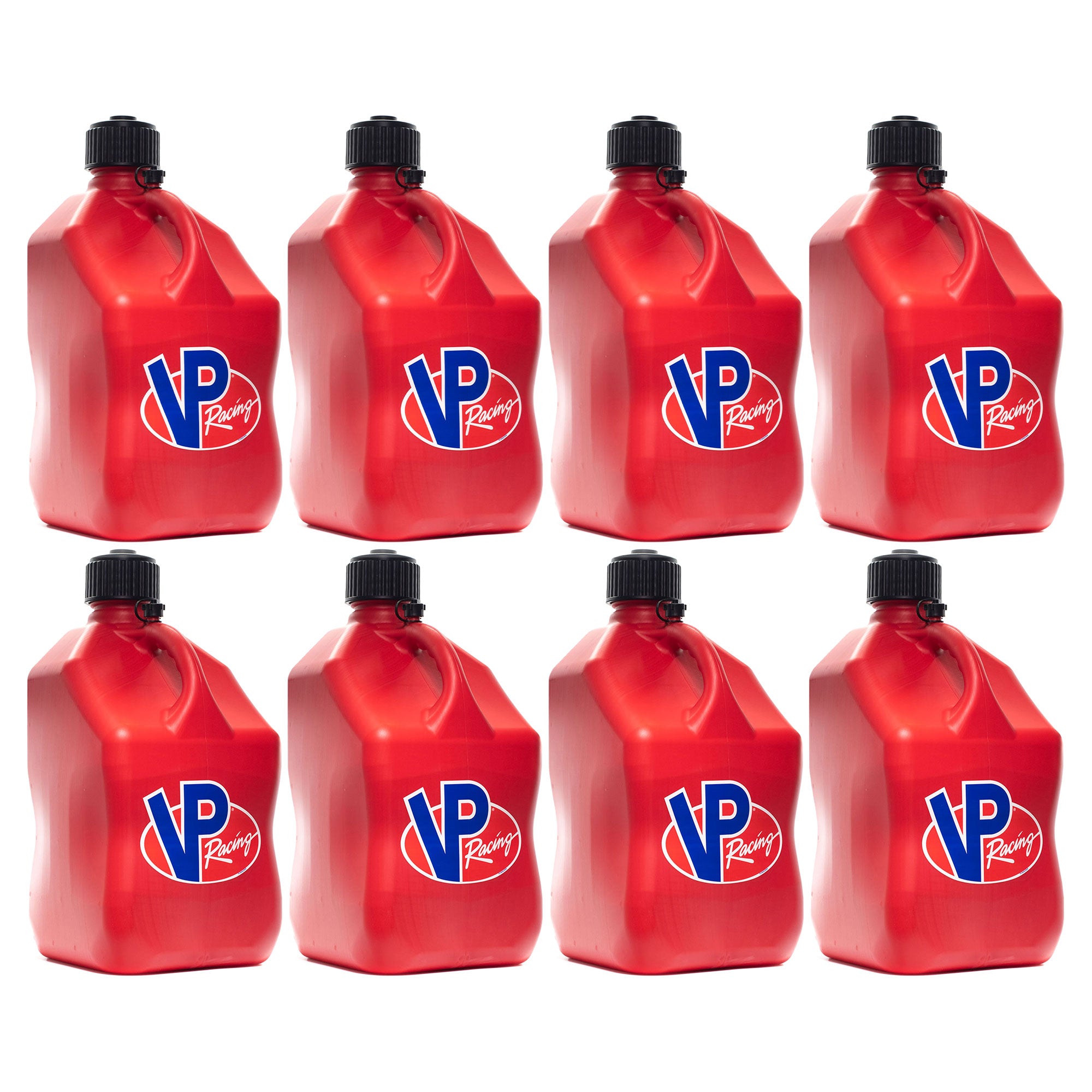 5.5 Gal Container Utility Container Jug, Red (8 Pk)