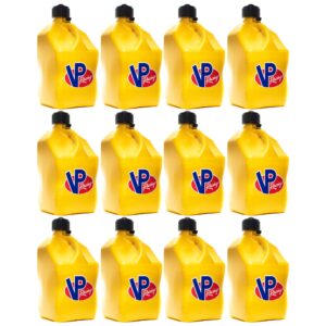 5.5 Gallon Container Utility Jug, Yellow (12 Pack)