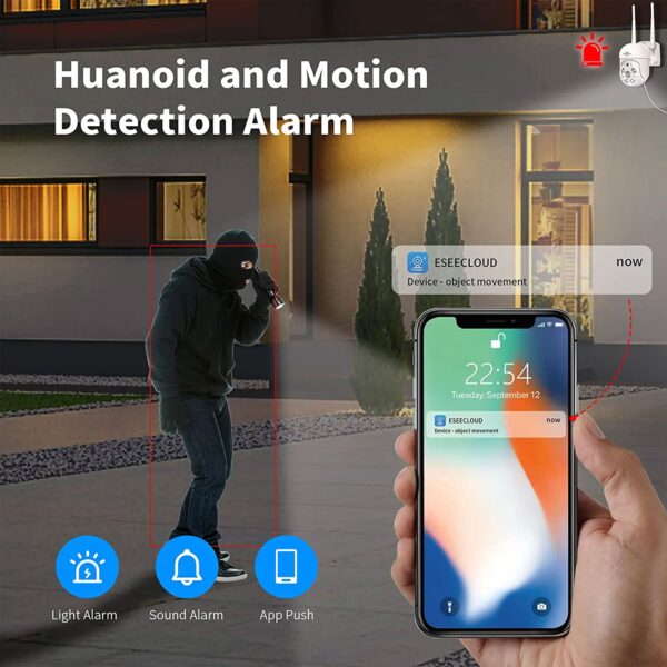 Wireless Security System with 4 Night Vision Cameras and 1 TB Hard Drive - Image 4