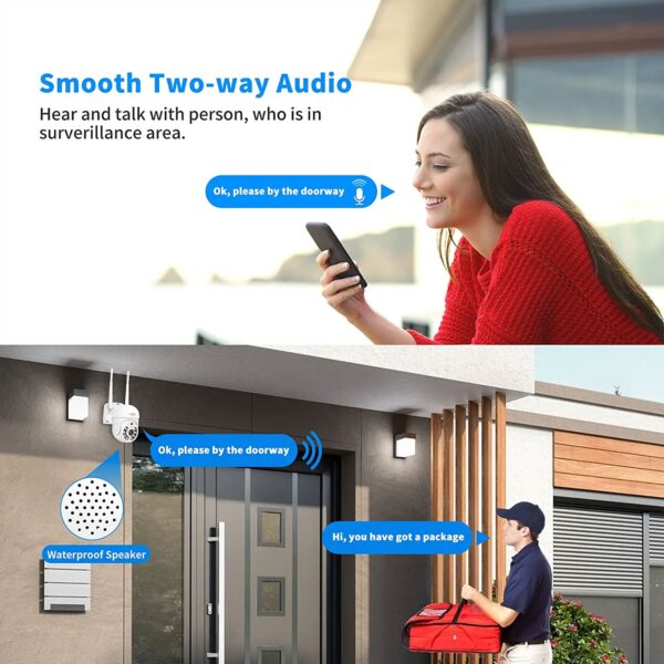 Wireless Security System with 4 Night Vision Cameras and 1 TB Hard Drive - Image 6