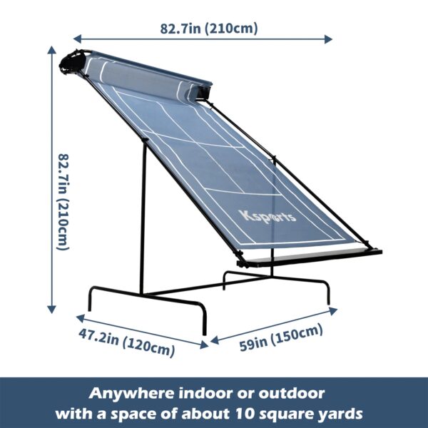 Portable Indoor Outdoor Weatherproof Tennis Rebounder Net with Carry Bag - Image 3