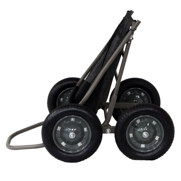 Multi-Use Folding Cart, Hunting Cart w/ 500lb Capacity, Dark Gray - Image 9