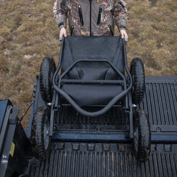 Multi-Use Folding Cart, Hunting Cart w/ 500lb Capacity, Dark Gray - Image 6