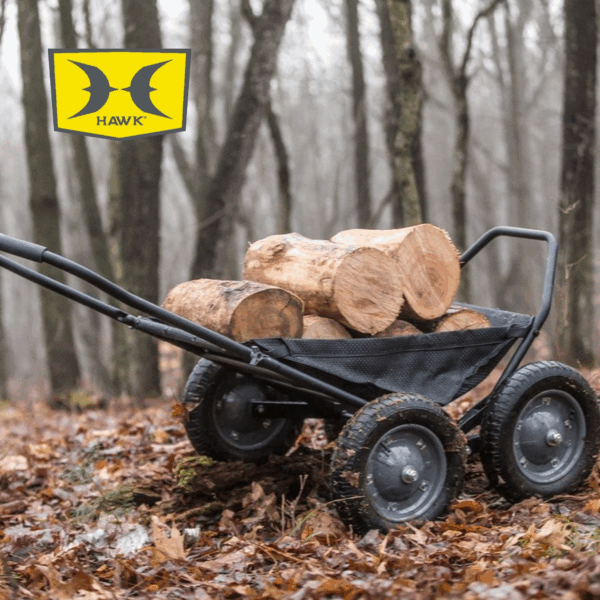 Multi-Use Folding Cart, Hunting Cart w/ 500lb Capacity, Dark Gray - Image 5