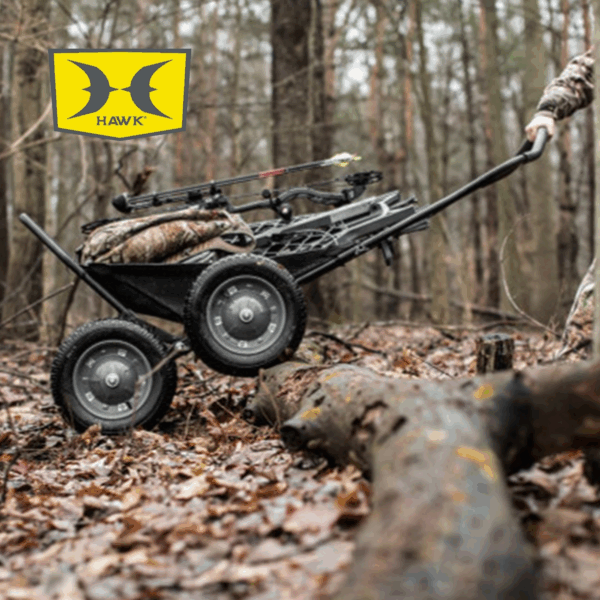 Multi-Use Folding Cart, Hunting Cart w/ 500lb Capacity, Dark Gray - Image 4