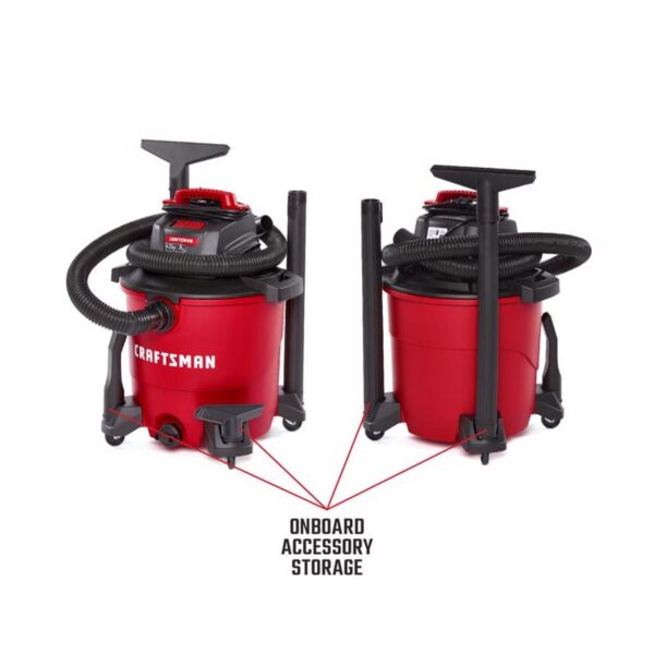 9 gal Corded Wet/Dry Vacuum 8.3 amps 120 V 4.25 HP - Image 8