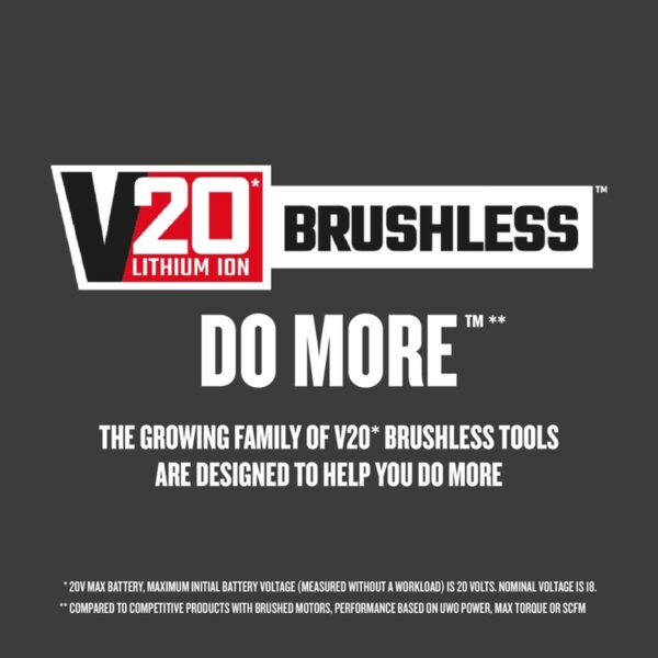 CMCF920B V20 1/2 in. Cordless Brushless Impact Wrench Tool Only - Image 7