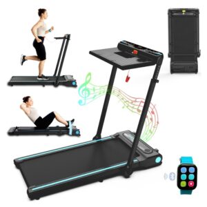3 in 1 Pro Electric Treadmill Cardio Strength Training Workout Set, Navy