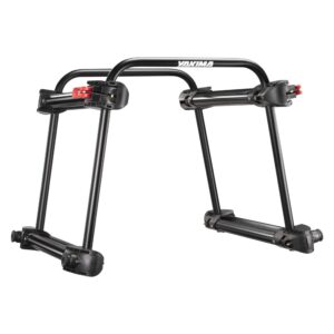 Ski and Snowboard Conversion Mount for Bike Hitch Rack, Black