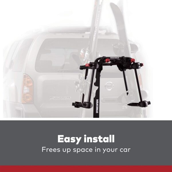 Ski and Snowboard Conversion Mount for Bike Hitch Rack, Black - Image 4