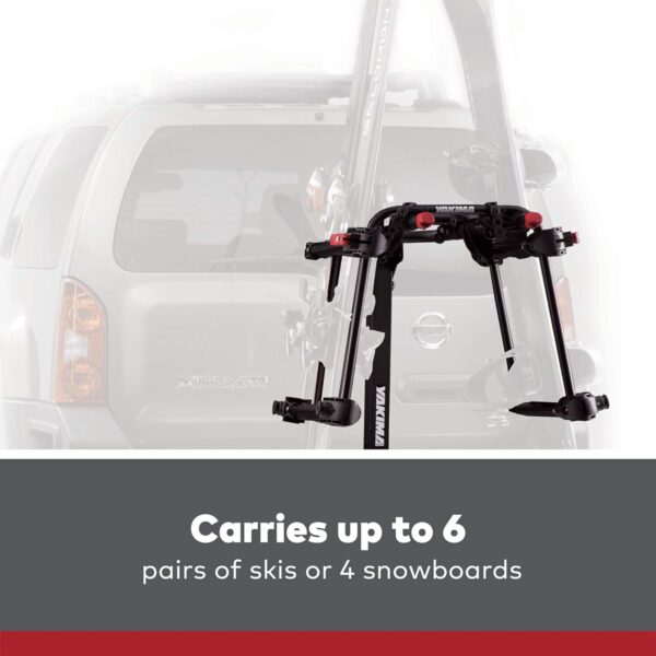 Ski and Snowboard Conversion Mount for Bike Hitch Rack, Black - Image 5