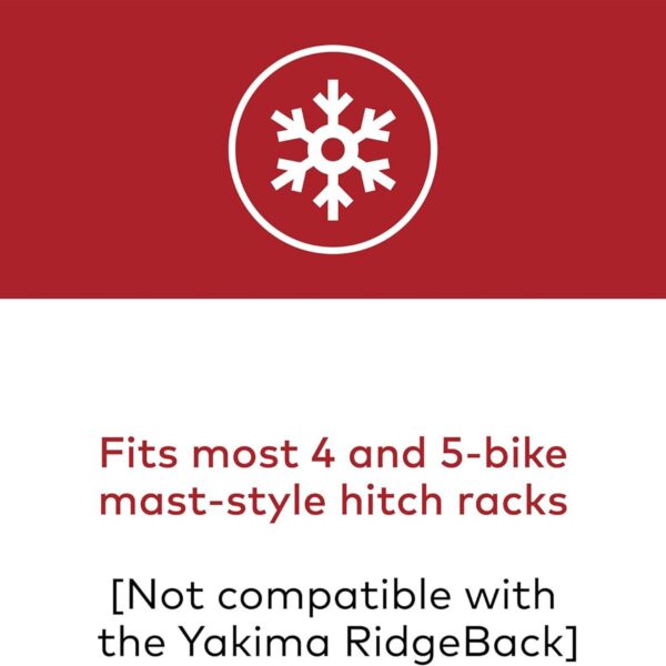 Ski and Snowboard Conversion Mount for Bike Hitch Rack, Black - Image 7