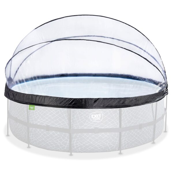 15 Foot Round Multifunctional Cover Dome Enclosure for Outdoor Pools