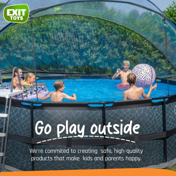 15 Foot Round Multifunctional Cover Dome Enclosure for Outdoor Pools - Image 4