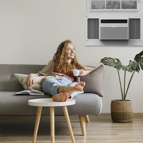 8,000 BTU 115V Smart WiFi Window Air Conditioner(Certified Refurbished) - Image 4