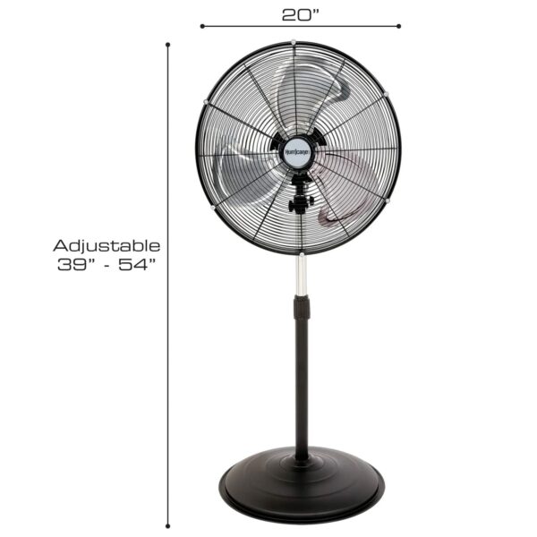 Pro Series 20?? High Velocity Oscillating Pedestal Stand Fan, 2 Pack - Image 3
