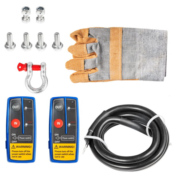 18000LBS Electric Winch 12V Steel Cable Off-road ATV UTV Truck Towing Trailer - Image 9