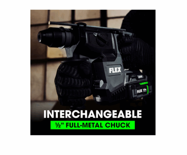 FX1551A-Z 24-volt Sds-plus Variable Speed Cordless Rotary Hammer Drill - Image 5