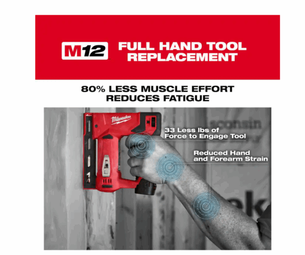 2445-20-2447-20-48-11-2412 M12 12V Lithium-Ion Cordless Jig Saw and Crown Stapler with two 3.0 Ah Batteries - Image 5