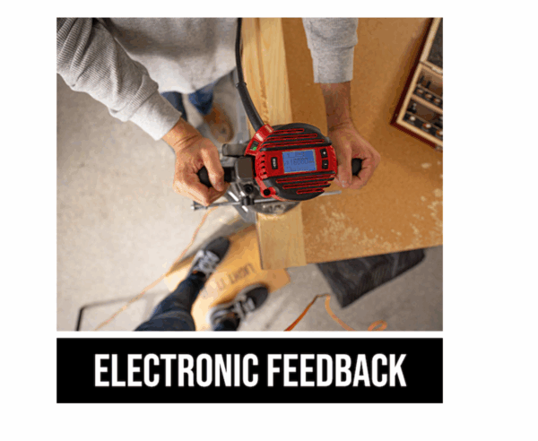 RT1322-00 1/4-in and 1/2-in 14-Amp 2.5-HP Variable Speed Combo Fixed/Plunge Corded Router and (Tool Only) - Image 5