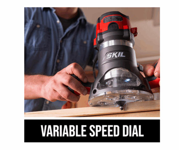 RT1323-00 1/4-in and 1/2-in 2-HP Variable Speed Fixed Corded Router (Tool Only) - Image 5
