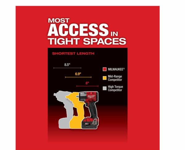 M18 FUEL GEN-2 Mid Torque Brushless Impact Wrench - Image 5