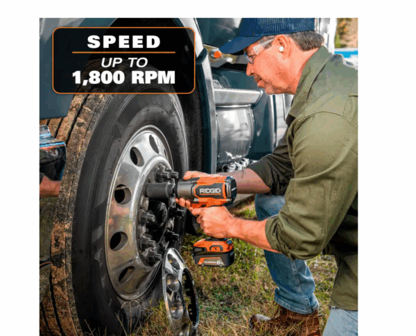 R86212B 18V Brushless Cordless 4-Mode 1/2 in. High-Torque Impact Wrench (Tool Only) - Image 5