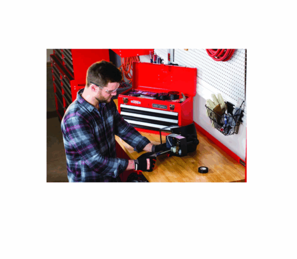 CMST27200R 72-in W x 41.25-in H Red Wood Work Bench - Image 5