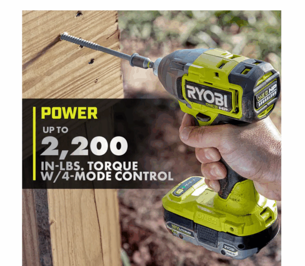 PBLID02B ONE+ HP 18V Brushless Cordless 1/4 in. 4-Mode Impact Driver (Tool Only) - Image 5