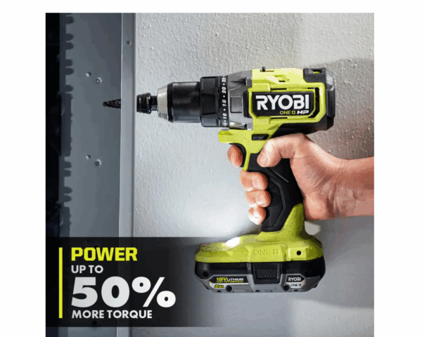 PBLDD01B ONE+ HP 18V Brushless Cordless 1/2 in. Drill/Driver (Tool Only) - Image 5
