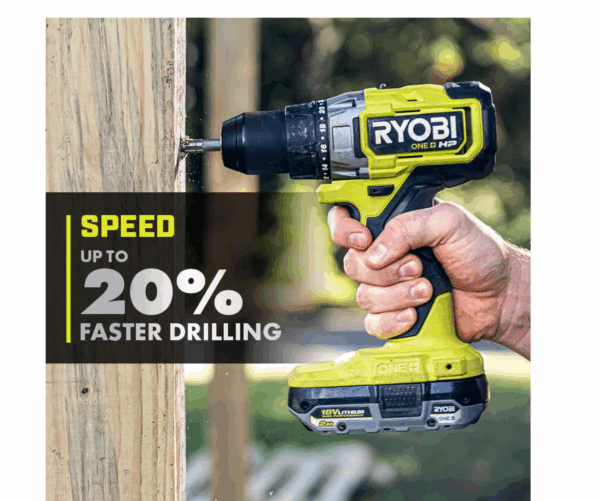 PBLDD01K-PBP004 ONE+ HP 18V Brushless Cordless 2-Tool Combo Kit with Drill/Driver, Batteries, Charger, and Bag with Extra 4.0 Ah Battery - Image 5
