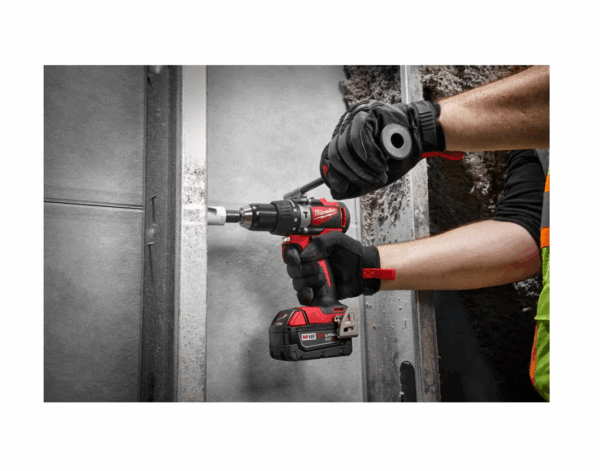 2902-22 M18 18-Volt Lithium-Ion Brushless Cordless 1/2 in. Compact Hammer Drill/Driver Kit w/Two 4.0Ah Batteries and Hard Case - Image 5