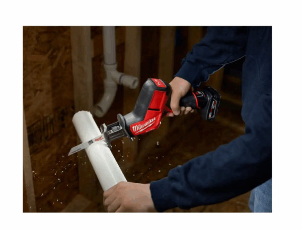 2520-21XC-2457-20 M12 FUEL 12-Volt Lithium-Ion Brushless Cordless HACKZALL Reciprocating Saw Kit W/ M12 3/8 in. Ratchet - Image 5