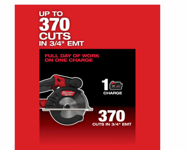 2782-20 M18 FUEL 18-Volt Lithium-Ion Brushless Cordless Metal Cutting 5-3/8 in. Circular Saw (Tool-Only) w/ Metal Saw Blade - Image 5