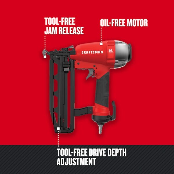 CMPFN16K 16-Gauge Pneumatic Finish Nail Gun (Nailer) - Image 3
