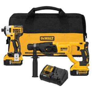 XR 20-volt Max-Amp 1-in Sds-plus Variable Speed Cordless Rotary Hammer Drill (2-Batteries Included)