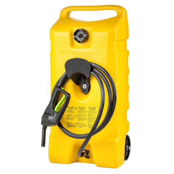14 Gal Diesel Fuel Tank Container Pump, 2 Pack, Yellow - Image 2