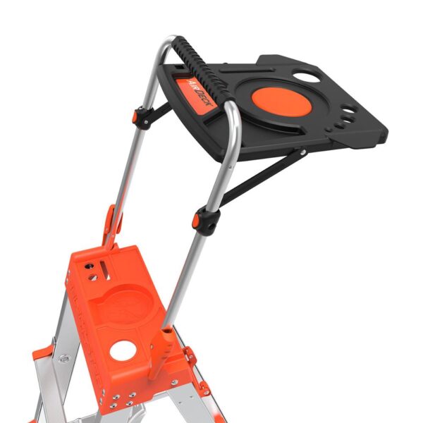 Little Giant Ladders Select Step M6 Aluminum 10-ft Type 1A- 300-lb Capacity Telescoping Step Ladder - Image 14