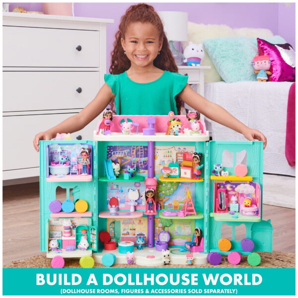 Gabby s Dollhouse, Purrfect Dollhouse 2-Foot Tall Playset with Sounds, 15 Pieces - Image 6