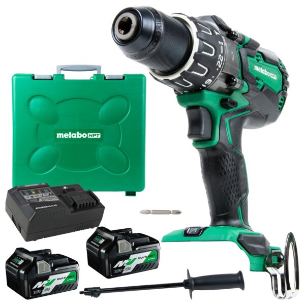 HPT MultiVolt 1/2-in 36-volt Variable Brushless Cordless Hammer Drill (2-Batteries Included)