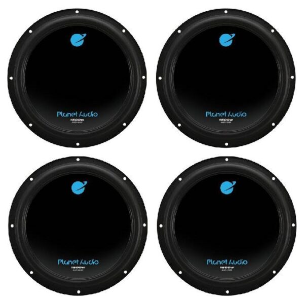 4) AC10D 10 6000W Power Car Audio Subwoofers Power Subs Woofers