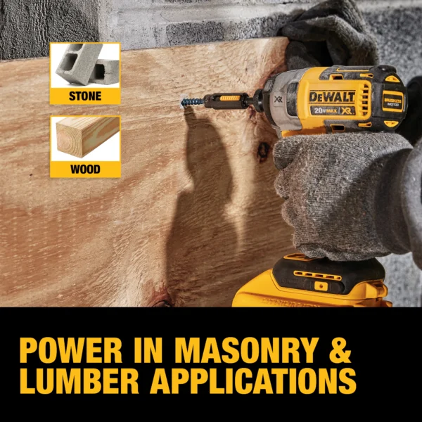 XR 20-volt Max-Amp 1-in Sds-plus Variable Speed Cordless Rotary Hammer Drill (2-Batteries Included) - Image 11