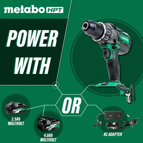 HPT MultiVolt 1/2-in 36-volt Variable Brushless Cordless Hammer Drill (2-Batteries Included) - Image 4