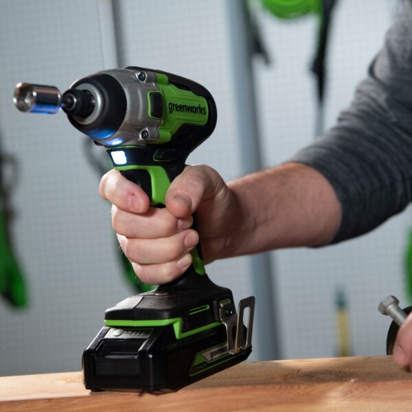 24-volt 1/4-in Variable Speed Brushless Cordless Impact Driver - Image 6